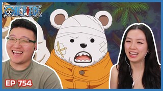 BEPO OF THE HEART PIRATES IS HERE! | One Piece Episode 754 Couples Reaction & Discussion