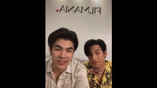 "KinnPorsche The Series" Lead Actors Mile Phakphum and Apo Nattawin Go on a Cool Birthday LIVE