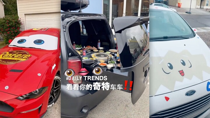 Check out your quirky car—mine can even grill meat!