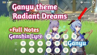GANYU THEME ( Radiant dreams/Qilin's Prance ) | Genshin Impact Lyre