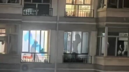 The whole building’s on fire!