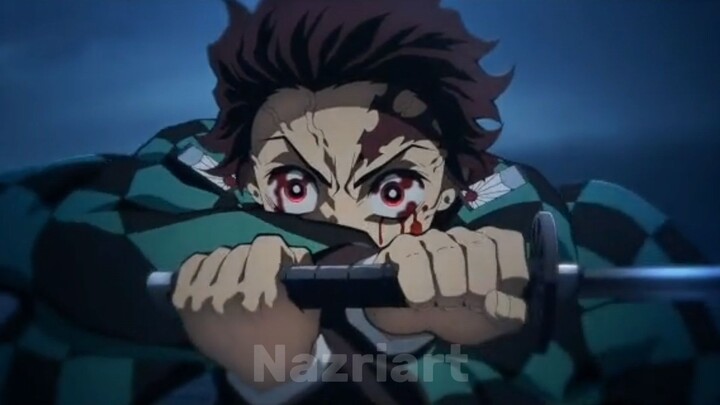 MOMEN TANJIRO MELAWAN IBLIS TINGKAT GOKIL!! || PART 1