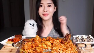 Mukbang đồ Hải sản siu cay #mukbang