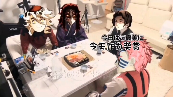 [ดาบพิฆาตอสูร / เลียนเสียง] บรรดาจอมเวทระดับบนสุดกับซูชิแบบบีบบังคับ ต่างจบลงด้วยผลลัพธ์ที่น่าเศร้า.