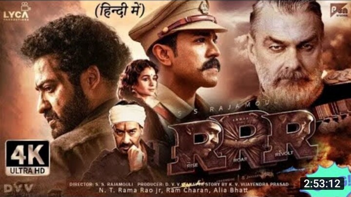 RRR FULL MOVIE HINDI DUBBED HD 2022 | Jr.NTR, Ram Charan, Alia Bhatt, Ajay Devgn, SS rajamouli movie