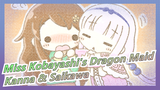 [Miss Kobayashi's Dragon Maid] [Kanna & Saikawa] Sunday's Morning