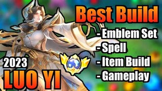 LUO YI BEST BUILD 2023 | TOP 1 GLOBAL LUO YI BUILD | LUO YI - MOBILE LEGENDS | MLBB