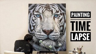 Nick Sider - Tiger Painting Time Lapse