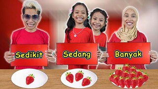 BUKA PUASA MAKAN WARNA MERAH!! SEDIKIT, SEDANG, ATAU BANYAK!!