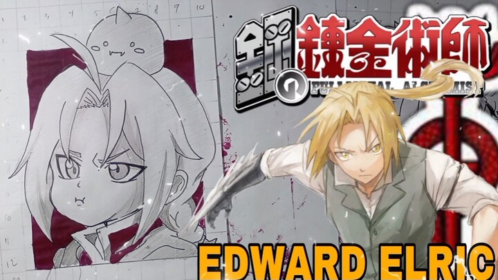 menggambar Fullmetal alchemist, Edward elric
