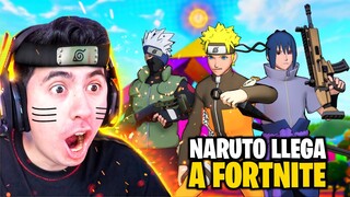 ENCUENTRO EL KUNAI EXPLOSIVO y MI REACCIÓN a NARUTO X FORTNITE - JorgeIsaac115