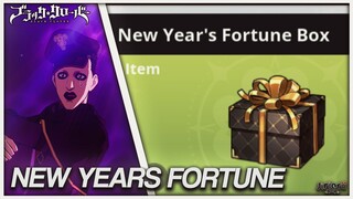 OPENING ALL 32 NEW YEAR'S FORTUNE BOXES! | Black Clover Mobile