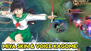 Pake Skin Kagome Auto MANIAC‼️ Miya X Kagome MLBB