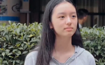 Zhou Ye in 2016, fresh and adorable after the art school entrance exams, full of youthful energy and