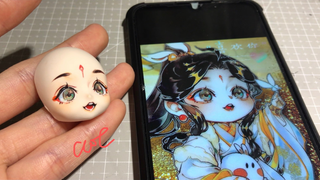 Xie Lian's eye painting process