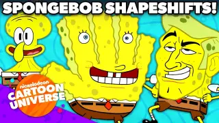 41 of SpongeBob's Shapeshifting Moments! 👀 | Nickelodeon Cartoon Universe