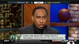 "Jayson Tatum is unstoppable!" - Stephen A. goes crazy Celtics destroy Bucks 108-95 to force Game 7