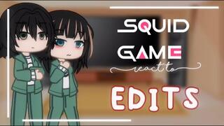 Squid Game react to Edits 🦑 | Spoilers | Squid Game | (PT2?)