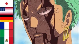 Nothing Happened In 6 Different Languages | Zoro - One Piece