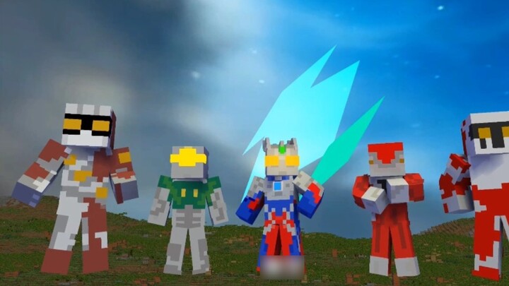 I used Minecraft to recreate the Ultraman Zero opening