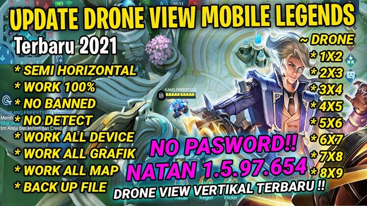 DRONE VIEW MAP MOBILE LEGENDS TERBARU 2021 - SEMI HORIZONTAL PATCH NATAN 1.5.97.645 MOBILE LEGENDS
