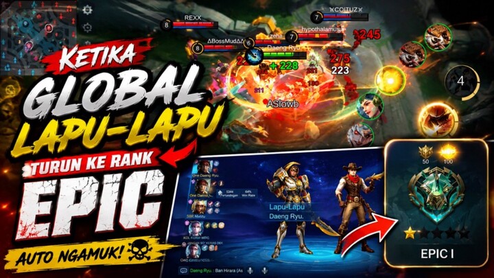 POV: GLOBAL LAPU-LAPU TURUN KE RANK EPIC