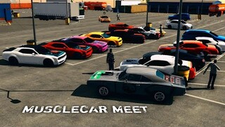 MuscleCars Meet in Car Parking Multiplayer