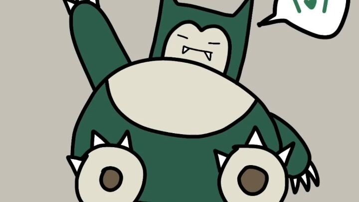 easy drawing snorlax #pokemon #pokemonfanart #snorlax #drawing #fastsketch