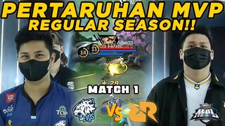 PERTARUHAN MVP REGULAR SEASON!! GAMEPLAY REKT BENER2 GILA BANGET SIH - EVOS VS RRQ MATCH 1 MPL S9