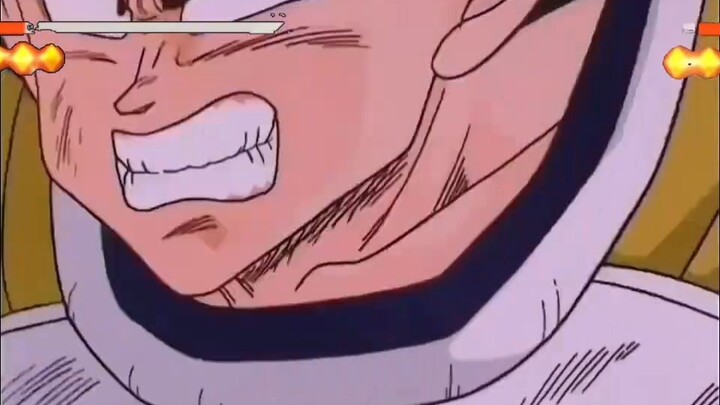 The live broadcast replay of the genius player Goku VS the national server Vegeta is full of excitem