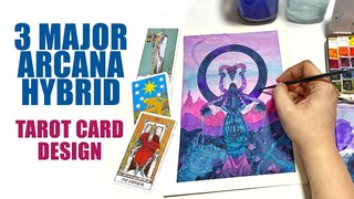 COMBINING 3 MAJOR ARCANAS INTO 1 EVIL GOD | Art Addicts Alliance September 2021