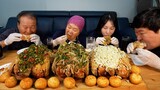 소스 듬뿍듬뿍 올린 파닭, 고추통닭, 마늘통닭 3종 통닭 먹방!! (3 Kinds of Fried chicken) 요리&먹방!! - Mukbang eating show
