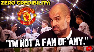 🚨BIG MOUTH! GUARDIOLA ADMITS JUST ONE UNITED PLAYER IS GOOD ENOUGH FOR PLAY AT MANCHESTER CITY! NEWS