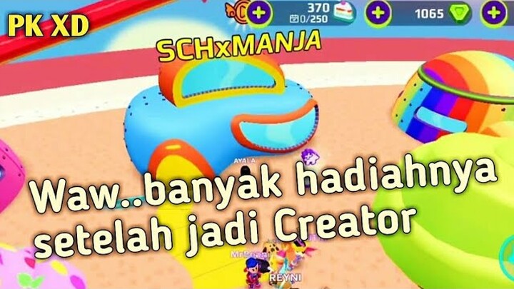 Waw.. dapat Armor, Gems dan rumah gratis setelah jadi creator PK XD