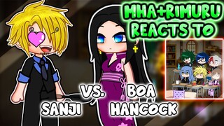 MHA/BNHA+Rimuru Reacts To Sanji VS. Pirate Empress || Gacha Club ||