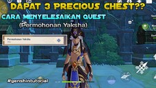 Cara Menyelesaikan Quest "Permohonan Yaksha" Reputasi Quest - #genshintutorial