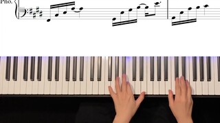 [OST mùi hoa cúc "Xi Zai" của Zheng Shenghuan] Biểu diễn piano với điểm BGM