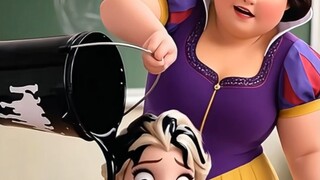 Fat Snow White bullies Aisha. Oh my god, Aisha and Ao Bing are actually lovers? #Aisha#Princess Aish