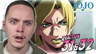 Jojo PAIN... | JoJo's Bizarre Adventure: Stone Ocean Part 6 Episode 31 & 32 Reaction