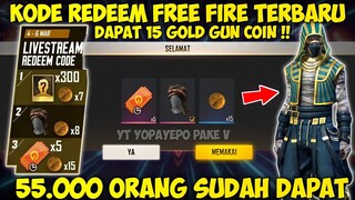 KODE REDEEM TOKEN GOLD GUN COIN !! CARA DAPAT BUNDLE COWO GRATIS DI EVENT TERBARU - Free Fire