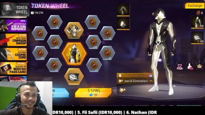 Spin bundle Crimson Shock ff token ring‼️