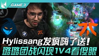 RGE vs FNC Hylissang goes wild and delivers! Lulu's teamfight blink in a 1v4 leaves everyone stunned