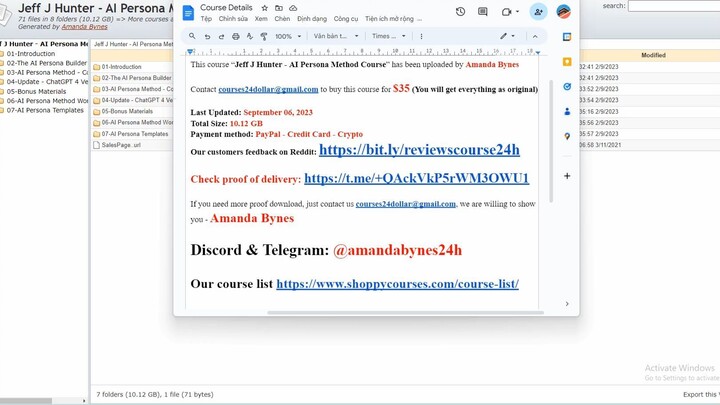[$35] Jeff J Hunter - AI Persona Method Course