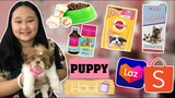 SHOPEE AND LAZADA HAUL | DOG ESSENTIALS (SHIH TZU) ANG GASTOS PALA !!