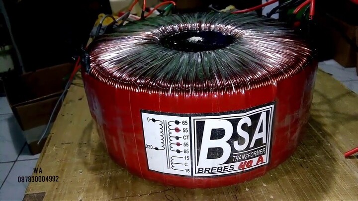 Review Trafo 40 Amper Dari Black Sound Audio (BSA)