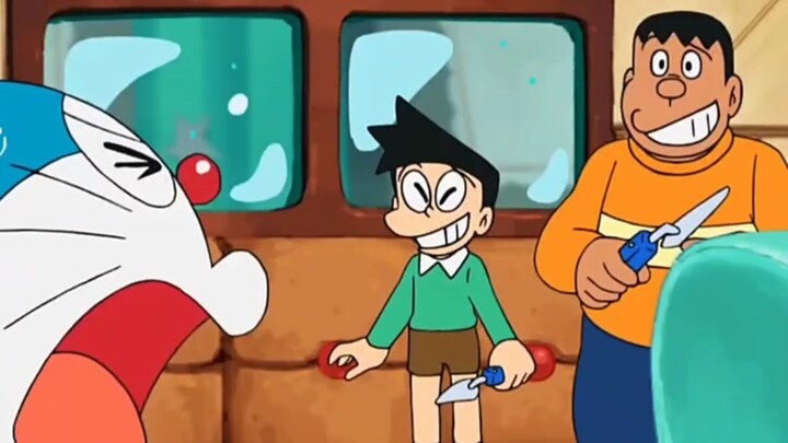 The blue fat man was trapped by the telecommunications company #Doraemon new episode #Doraemon theat