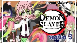 past demon slayer characters react to // season 3 ep 1 +2