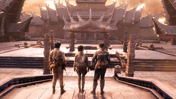 An ancient tomb built in the sky, with an immortality candle made from living people—open the coffin