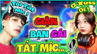 FREE FIRE | GIẬN “BẠN GÁI” QUYẾT ĐỊNH TẮT MIC CẢ TRẬN VÀ CÁI KẾT | NOXUSS TROLL RUBY TV