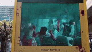 Netflix benar-benar pandai bermain! Mereka langsung membawa bus dari "All of Us Are Dead" ke jalan-j